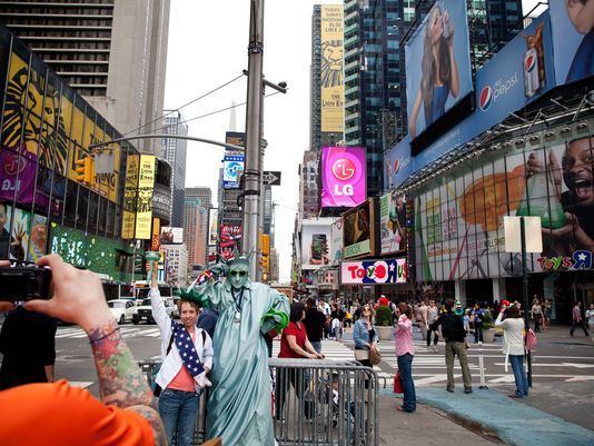 Released world's unsecured Wifi landmarks: Times Square in New York topped