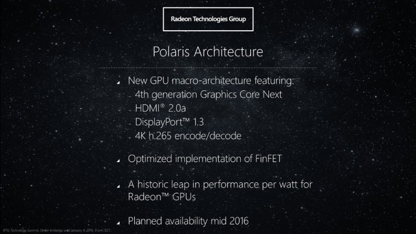 AMD releases Polaris new schema, upgraded version of the XBox One or